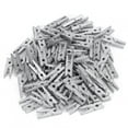 thumbnail image 1 of 300 mini pinzas de madera para decoración, pinzas para ropa, para fotos, papel, álbumes de recortes, hogar y oficina., 1 of 14
