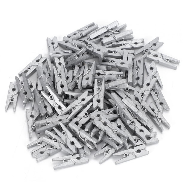 300 mini pinzas de madera para decoración, pinzas para ropa, para fotos, papel, álbumes de recortes, hogar y oficina.