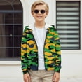 thumbnail image 5 of chaqlin Yellow and Green Camo Hoodies for Boys 14-16 Zip up Hooded Sweartshirt Kids School Jacket Lightweight Loose Hoodie Sports Coat with Pocket, 5 of 7