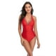 thumbnail image 2 of Traje de baño de una pieza para mujer con control de abdomen y cuello en V s202412247785, 2 of 5