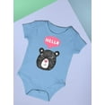 thumbnail image 3 of Hello Bear Bodysuit Infant -Image by Shutterstock,  18 Months, 3 of 4