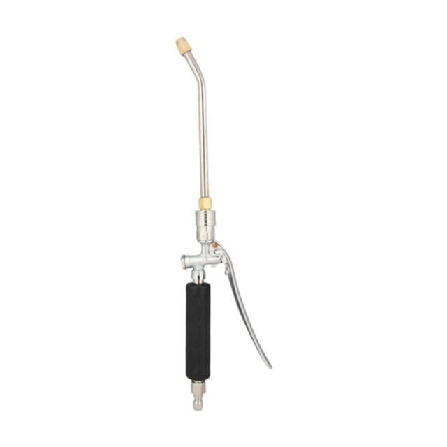 Varilla extendida para hidrolavadora, lanza para hidrolavadora, reemplazo de herramientas de limpieza de metal convenientes, conexión rápida de acero 410 mm