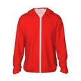 thumbnail image 1 of Lsque Red Pattern UPF 50+ Lightweight Sun Protection Men's Women's Long Sleeve Shirt, Hoodie Performance -3X-Large, 1 of 7