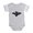 Heather Gray, variant on CafePress - PD Moreno's Halloween Bat - Cute Infant Baby Football Bodysuit