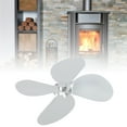 thumbnail image 4 of Hoja del Ventilador de Electrodomésticos, Ventilador de Estufa de Chimenea de 4 Cuchillas, Circule de Manera Eficiente El Aire Caliente, Resistente y Duradero, Bajo Ruido, Fácil, 4 of 7