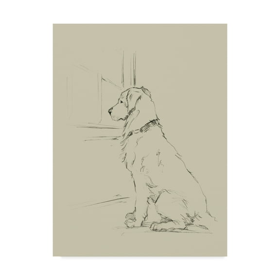 Trademark Fine Art 'Waiting for Master IV' Canvas Art by Ethan Harper