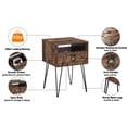 thumbnail image 5 of 23.7"Tall 1 - Drawer Iron Nightstand, 5 of 7