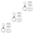 thumbnail image 1 of Ounissouiy 25 piezas Llaveros Aleación de zinc Llaves ligeras Organización Regalos de cumpleaños Type3 NO3, 1 of 6