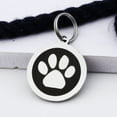 thumbnail image 3 of kurtrusly Portable Stainless Steel Paw Keyring Wallet Backpack Hanging Keychain Adorable Key Holder Pouches Decoration Simple Design, 3 of 6
