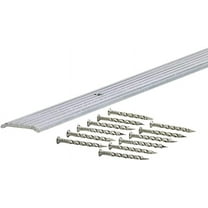 M-D Building Products Fluted Seam Binder - Aluminum - 72 in L x 3/4 in W, Silver