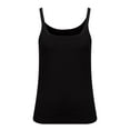 thumbnail image 4 of Camisole for Women Scoop Neck Racerback Workout Blouses Soft Comfy Ribbed Tank Tops Sleeveless Slim Fitted Cami Shirt, 4 of 7