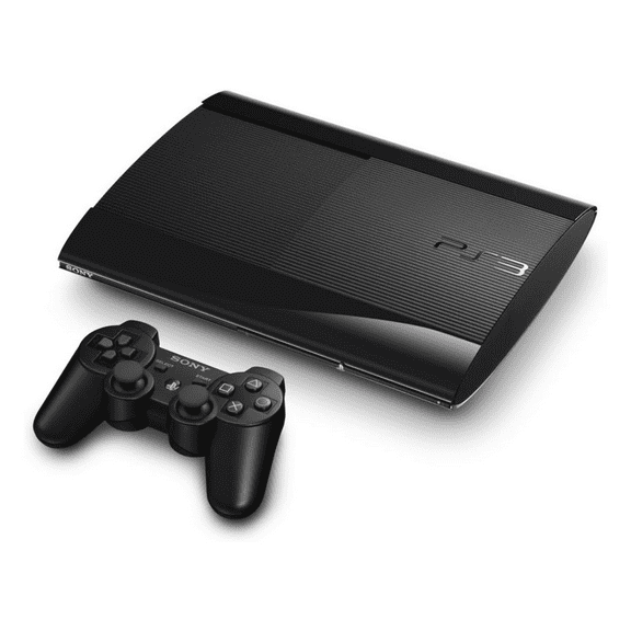 Sony - PlayStation 3 Super Slim 500GB PS3 Juegos Consola - Negro (Reacondicionado)