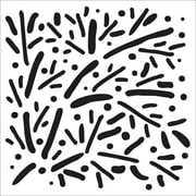 Crafter's Workshop Template 6"X6"-Scattered Branches -TCW6X6-939