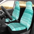 thumbnail image 3 of Fotbe Teal Turquoise Pattern Automotive Seat Covers for Cars Trucks and SUVs – Car Seat Covers for Front Seats,Protective Seat Covers,Vehicle Seat Covers, Set of 2, 3 of 9