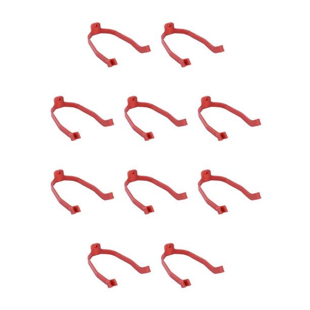 Eigraketly Soporte para guardabarros Soporte de material premium Colores surtidos Diseño único Reemplazo resistente al desgaste para M365 Rojo rojo 10piezas Eigraketly CBP198108