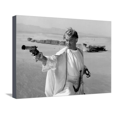 LAWRENCE OF ARABIA, 1962 directed by DAVID LEAN Peter O'Toole was nominated in the Best Actor categ Stretched Canvas Print Wall