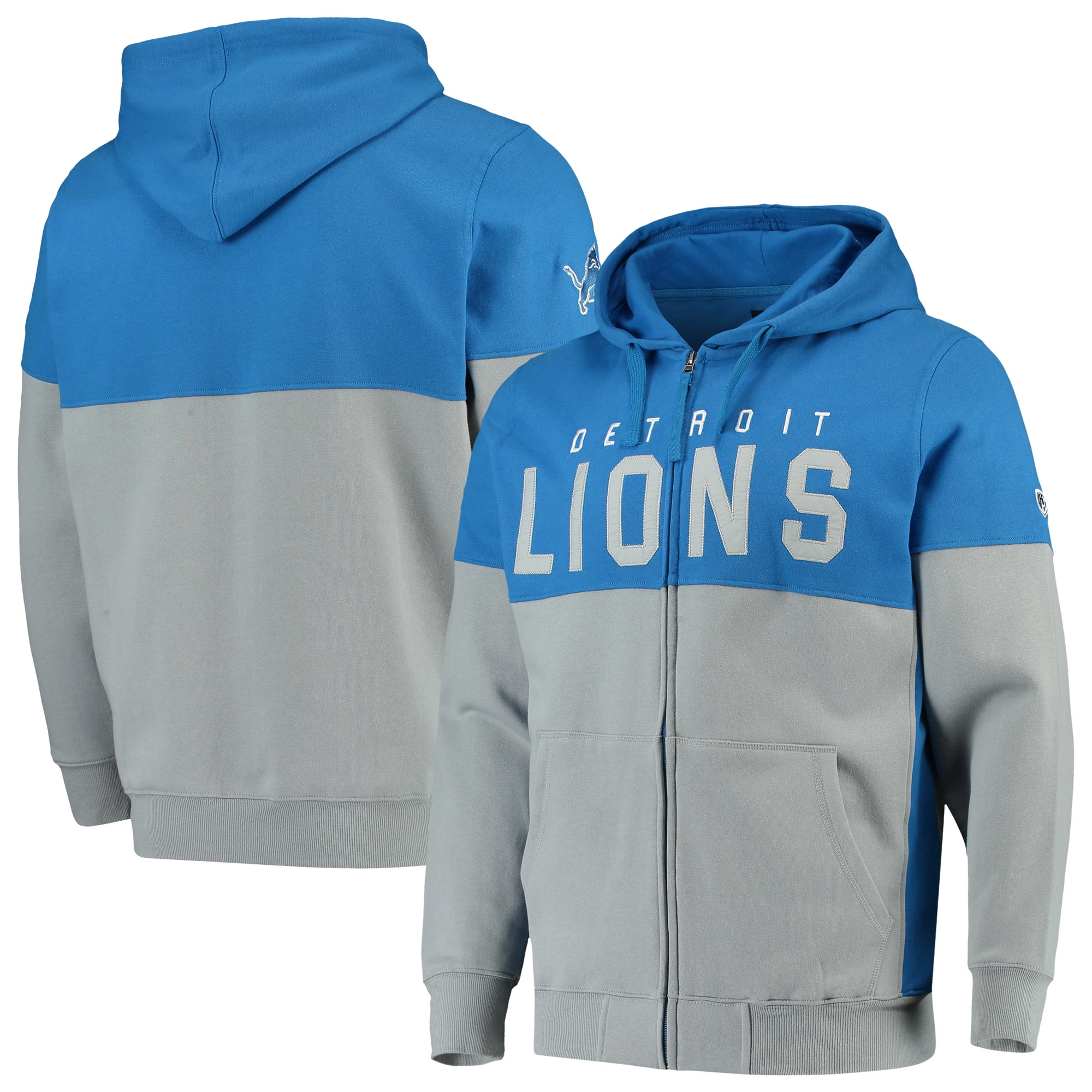detroit lions zip hoodie