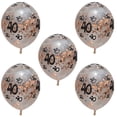 thumbnail image 1 of Juego de decoración divertida para el hogar: globos para cumpleaños número 30, 40 y 50 (rosa y rojo, celebraciones del 40.° cumpleaños), 1 of 2