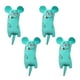 thumbnail image 1 of 4 piezas de juguete de hierba gatera para interiores, juguete de ratón para gatos, juguete para masticar molares para gatos, juguete de peluche, 1 of 5