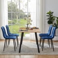 thumbnail image 6 of KATBOC Velvet Dining Chair Set of 4,Blue, 6 of 6