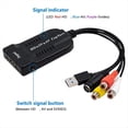 thumbnail image 3 of USB Video Capture Card /HD/Hi8/DVD to Digital Converter HD/S-Video to USB2.0 Audio Video Record Capture Device,1 x USB 2.0 Video capture card 1 Cable,Black, 3 of 8