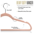 thumbnail image 2 of KriKac Velvet Hangers 100 Pack - Non-Slip Clothes Hangers - Hangers - Suit Hangers with 360 Degree Rotatable Hook - Heavy Duty Coat Hangers - Pants Hangers, 2 of 6