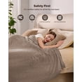 thumbnail image 5 of Electric Blanket King- Soft Heating Blanket, Dual Control & 9 Heat Levels, 10H Timer, Soft Flannel to , Fast Heating Electric Throw, Machine Washable, Gift for Mom, Dad, 90"x100" Camel, 5 of 8