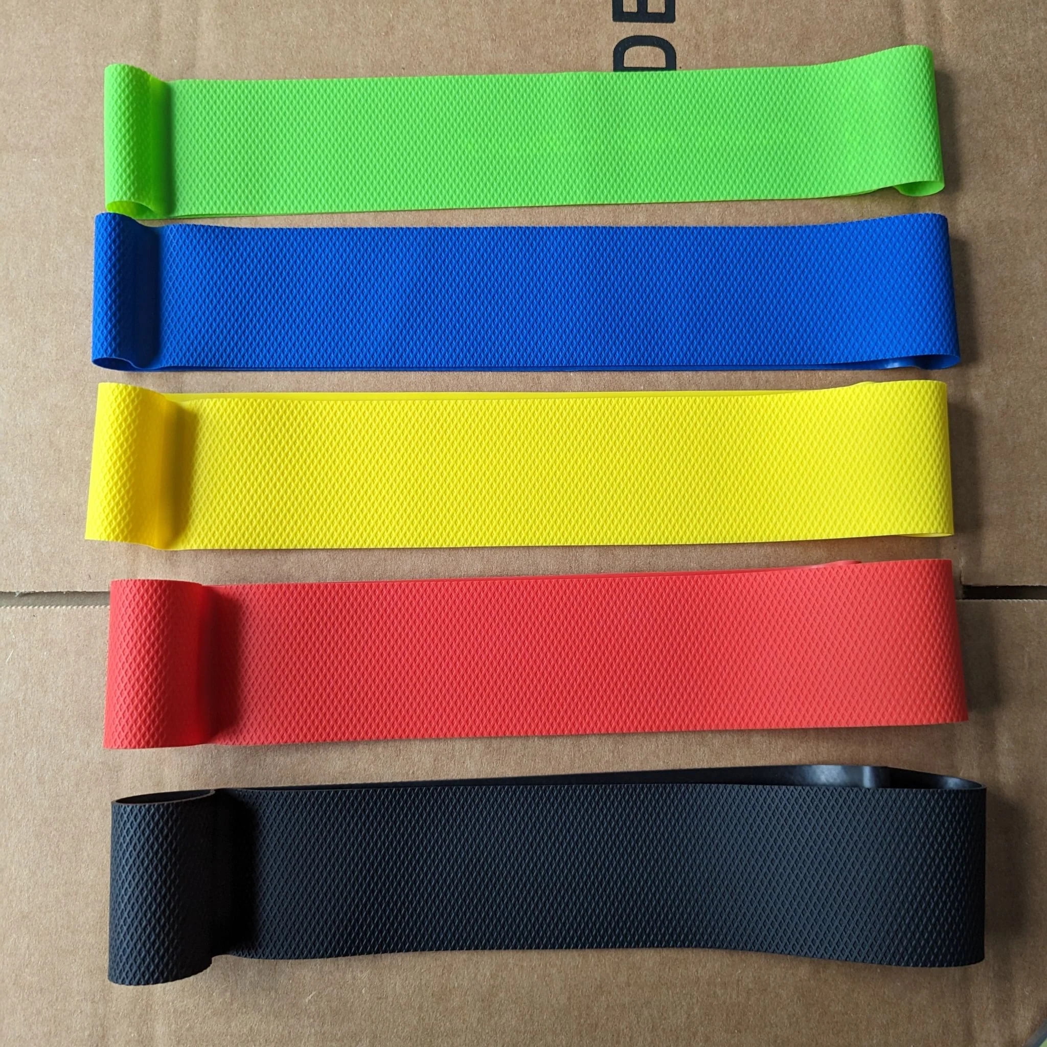 New 3D Grip Latex Resistance Band Set