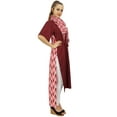 thumbnail image 6 of Bimba Women's Rayon Maroon Kurti Asymmetrical Hem Designer Kurta With Scarf - 22, 6 of 8