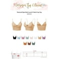 thumbnail image 6 of Made by Olivia Women's Textured Open Back Laced V-Neck Crop Top, 6 of 6