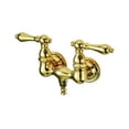 thumbnail image 2 of Elements Of Design DT0321AL Double Handle Wall Mounted Clawfoot Tub Filler - Chrome, 2 of 4