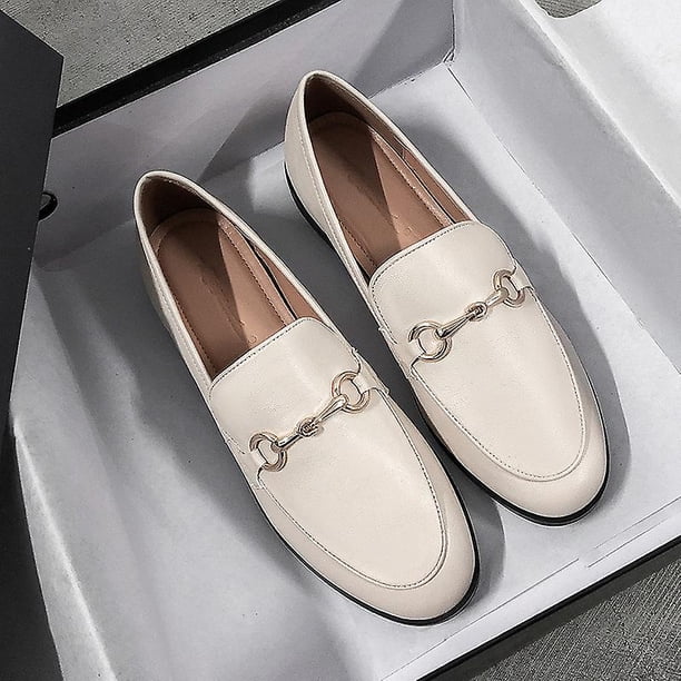 Tophqws, mocasines informales sin cordones para mujer, primavera 2022, zapatos planos de lujo, zapatos de diseño de cuero de calidad, mocasines Retro para mujer