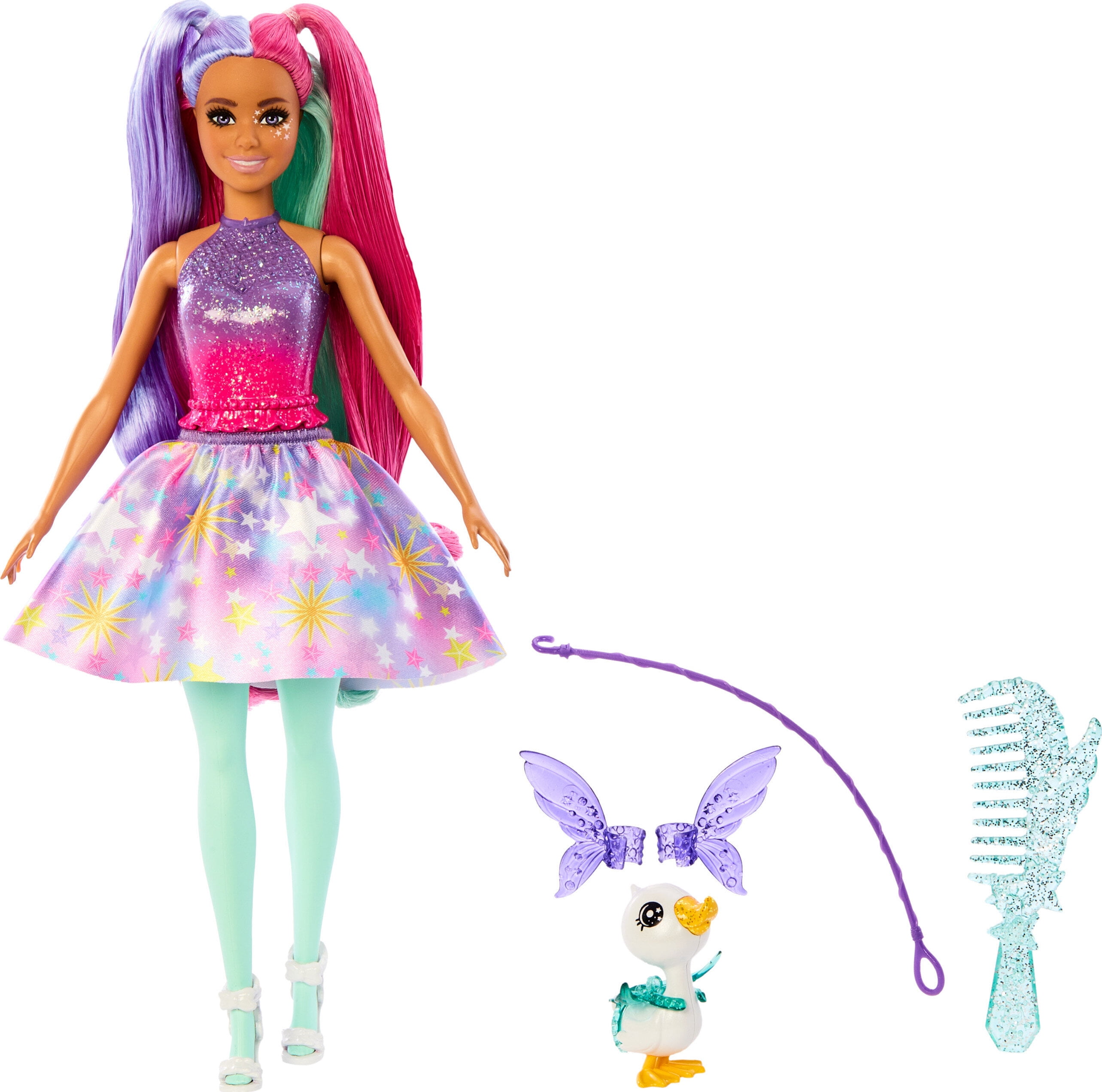 Barbie Doll with Fairytale Outfit and Pet, The Glyph, Barbie A Touch of Magic