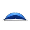Outdoor 190T Waterproof Rivet Triangle Canopy Campe Tent Family Beach Awning Blue