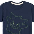 thumbnail image 3 of Pokémon - Gengar Neon - Youth Short Sleeve Graphic T- Shirt, 3 of 5