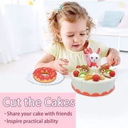 Mundo Toys Birthday Cake Toy Set, 85 Pieces Pretend Play Food Dessert Kitchen Toy for Kids Ages 3+