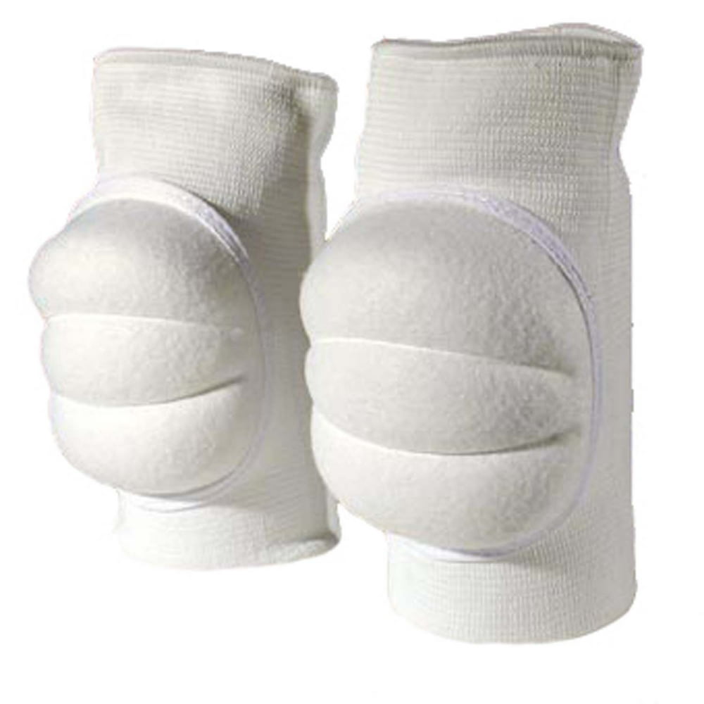 CSI Adult White Pro Series Volleyball Knee Pads