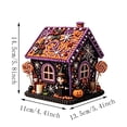 thumbnail image 6 of Halloween Spooky Cute Candy House Diamond Art Kit, Sparkling DIY Diamonds 3D House Handmade Craft Ornament for Tree Home Mantel Shelf Fireplace Display Party Holiday Decoration Craft Lovers Gift, 6 of 6