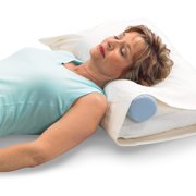 The Original McKenzie Cervical Roll by OPTP, Neck Support Pillow to Relieve Cervical, Neck, and Back Pain - Round Pillow for Improved Sleeping Support - Made in the USA