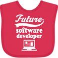 thumbnail image 3 of Inktastic Future Software Developer Shirt Childs Job Boys or Girls Baby Bib, 3 of 4