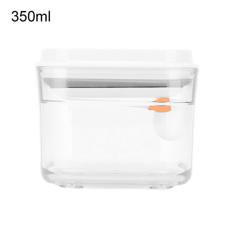 Kitchen Storage Square Sealed Glass Jar With Lid, Multifunctional