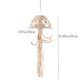 thumbnail image 3 of mfyjkho Colgante de pared de cuerda de algodón tejida, diseño de medusas, decoración de macramé hecha a mano para sala de estar, 1 pieza, 3 of 4