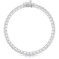 thumbnail image 4 of Emma Jewelry Round Cut Natural Diamonds Tennis Bracelet in 14K White/Yellow Gold, 10 Ct., 4 of 5