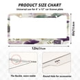 thumbnail image 7 of Aluminum License Plate Frame 2 Pack Car Exterior Accessory Car Tag Holder for Front Rear Plates Cars Decor Ginkgo Leaves and Petals, 7 of 7