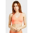 thumbnail image 2 of 6 Packs of Sofra Women's Seamless Onesize Workout Fitness Gym Racerback Sports Bra (Style# 8), 2 of 7
