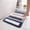 D, variant on Carpet,Soft Comfortable Bathroom Rug Bath Mat Modern Anti Slip Microfiber Fluffy Waterproof Bath Mat
