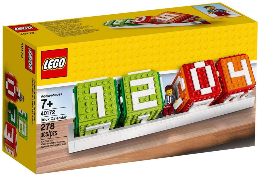 LEGO 40172 Iconic Brick Calendar New Sealed Set 