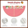 thumbnail image 3 of Sikiie Cute Cat Nativity Christmas Tree Skirt, Jesus Christian Winter Holiday Tree Mat Decoration(30-48IN), 3 of 6