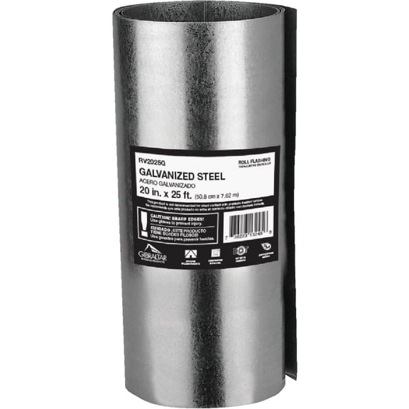 Roll Valley Roll Valley - Galvanized - 20" x 25' — Residential Use, Standard Application