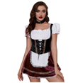 thumbnail image 1 of Disfraz de sirvienta cervecera para Oktoberfest para mujer, disfraz de moza alemana, Dirdnl, Gretchen, 1 of 4